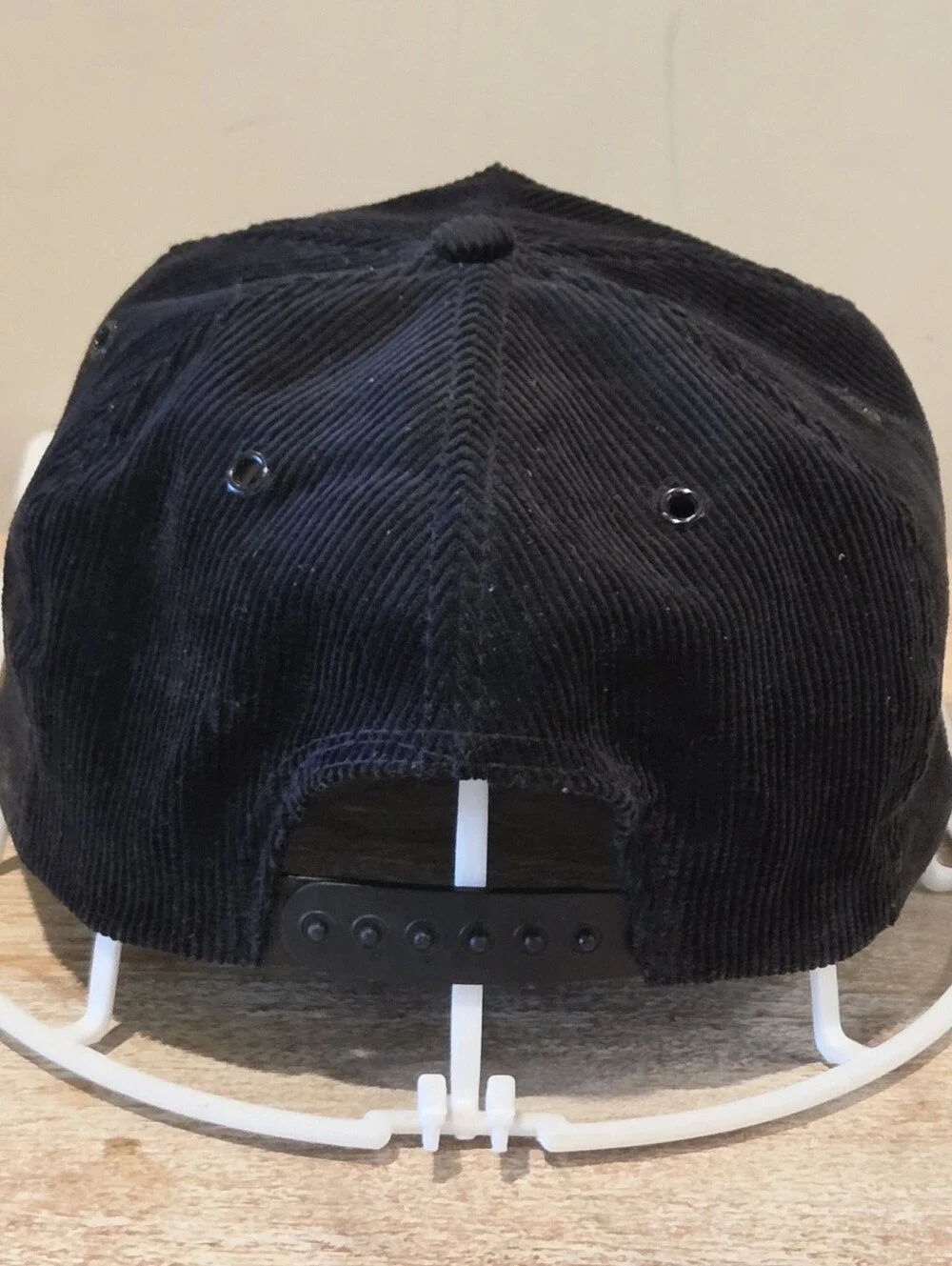 Vintage 90s Joe Camel Cigarettes Smooth Character Corduroy Snapback Hat - Black
